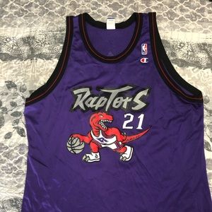 Vintage Toronto Raptors Marcus Camby #21 NBA champion jersey size XXL/52